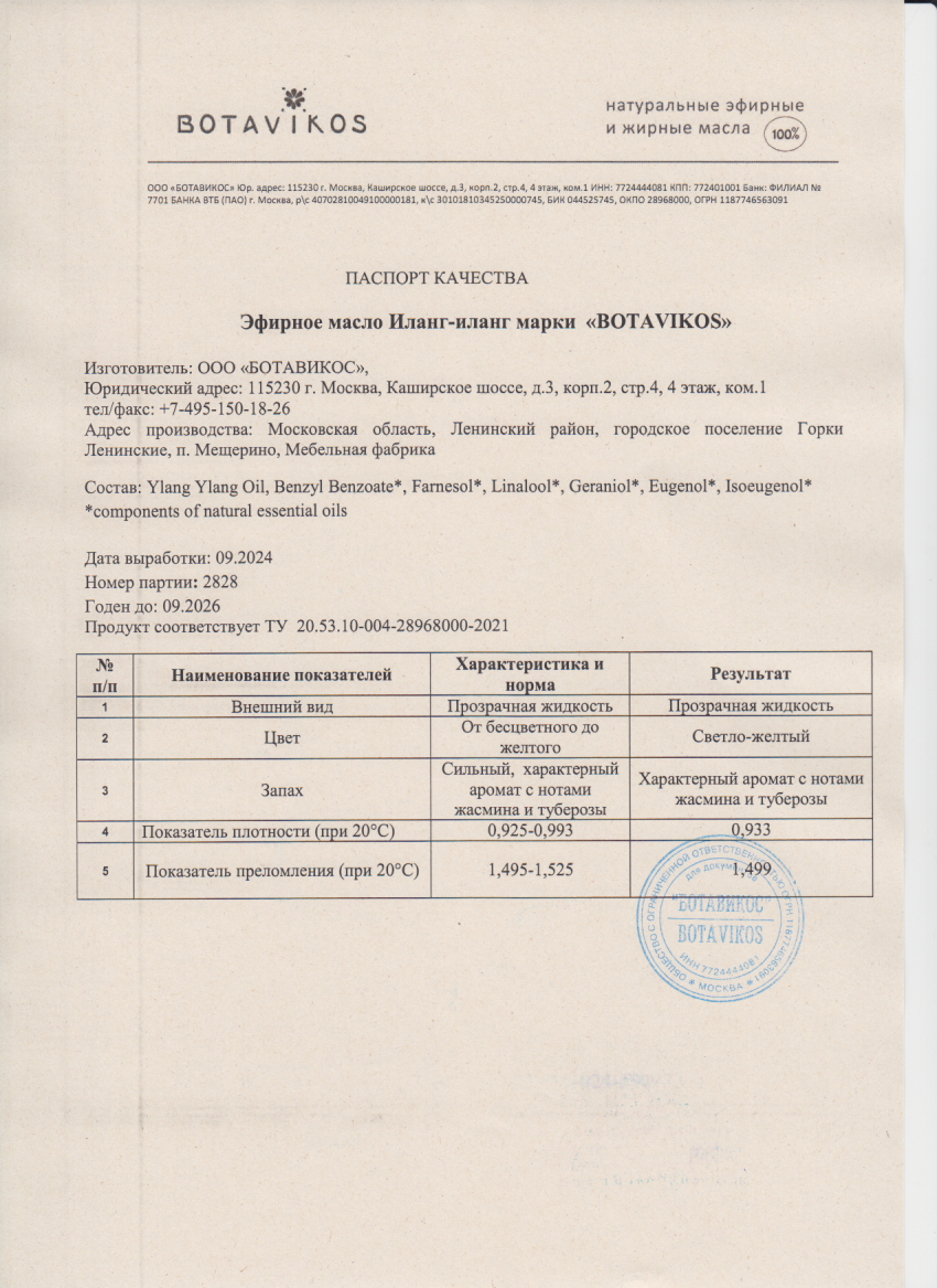 Паспорт №092024